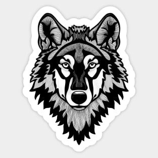 Timber Wolf Tone Sticker